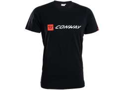 Conway Logoline T-Shirt Lyhyt Laippa Musta - M